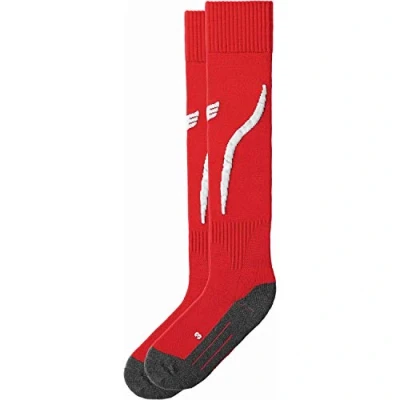 Image de Erima Mixte Bas De Football Tanaro, Rouge/Blanc, FR S Taille Fabricant 1 EU