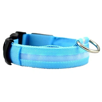 Image de NEO+ Collier USB pour Chien à LED Rechargeable, Bleu, Taille S