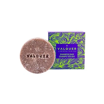 Image de Valquer Laboratorios Shampoing Solide Luxe Exotique (Extrait de Myrtille et d&#039;Avocat), Antioxydant Hydratant, Sans Savon Plastique, Bio Naturel, 50 G
