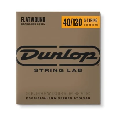Image de Dunlop DBFS40120 cordes basse Filets plats long scale 5 40 120