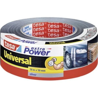 Image de Ruban de réparation Toilé Extra Power Universal TESA 50m x 50mm Gris
