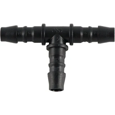 Image de raccord rigide en t pour tuyau de condensats 6 mm lot 5