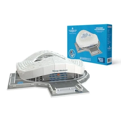 Image de Megableu Puzzle Stade 3D Orange Velodrome (Olympique DE Marseille) avec LED, 678266