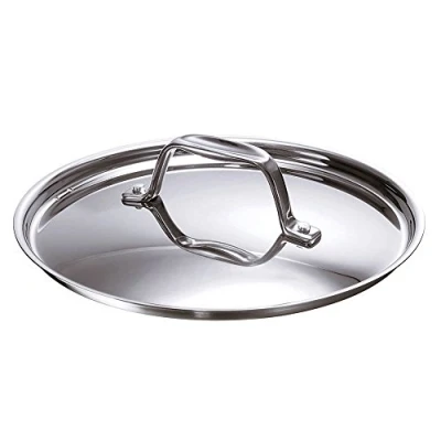 Image de Bekaline 12069164 Chef Couvercle en acier inoxydable 16 cm, Argenté.