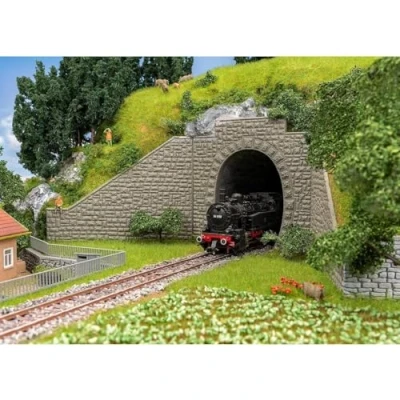 Image de FALLER 120576 H0 2 portails Tunnels, 1 Voie