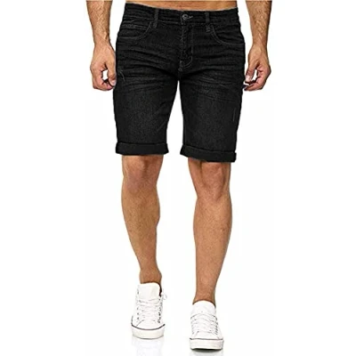 Image de Indicode Short en jean Kaden, Ultra/noir, S