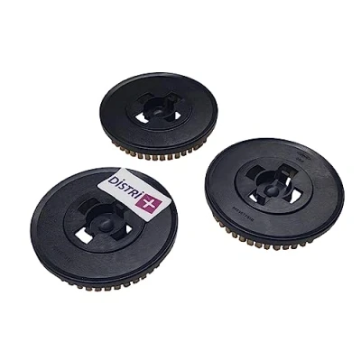 Image de Distri+ Disque de brosse dure jaune pour Cireuse Electrolux ZP14, AP8000 / Tornado : Chambord LC500C KARCHER FP303... Lot