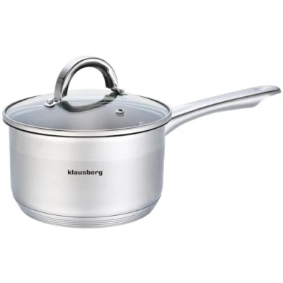 Image de Klausberg Casserole avec Couvercle et poignée 1.0 L 14 cm KO de 7132 Acier Inoxydable