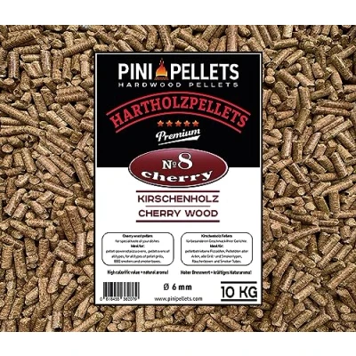 Image de PINI Granulés de bois dur n8 Pour barbecue 10 kg griller, fumer