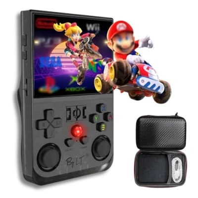 Image de Gameboy Console de Jeu Portable +18 000 Jeux Écran Haute résolution Full HD, mémoire 128 Go Extensible,Licence Linux 2.0,WiFi, Multiplayer + 4 Rear Triggers R1/L1 R2/L2,Prise Jack Speakers