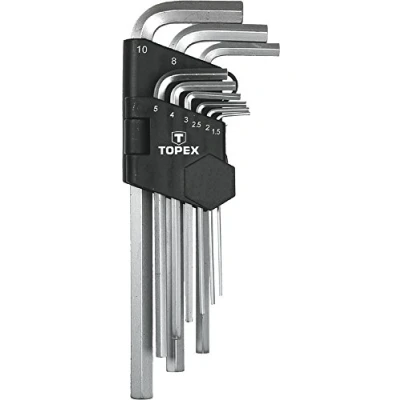 Image de Neat Jeu de clés Allen Topex 1, 5 à 10 MM 9 pièces, 35D956