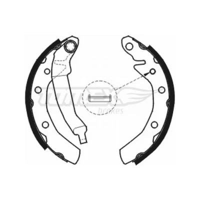 Image de TOMEX brakes TX 20 31 Mâchoires De Frein Essieu arrière 180 CHEVROLET: Matiz, Spark, DAEWOO: Matiz I 3/5 portes