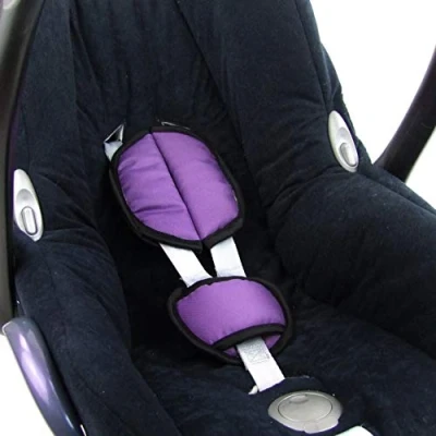 Image de BAMBINIWELT Lot de coussinets ceinture universels pour siège auto, compatible avec Maxi Cosi Cybex (violet)
