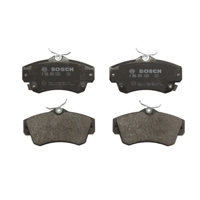 Image de BOSCH 0 986 494 029 Jeu de plaquettes frein Low Metallic avec palpeur d&#039;usure intégré tôle anti bruit, instructions montage