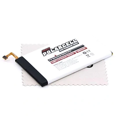 Image de batterie de rechange pour Samsung Galaxy S10 (G973F) (remplace la d&#039;origine EB BG973ABU) Polarcell avec chiffon nettoyage Mungoo