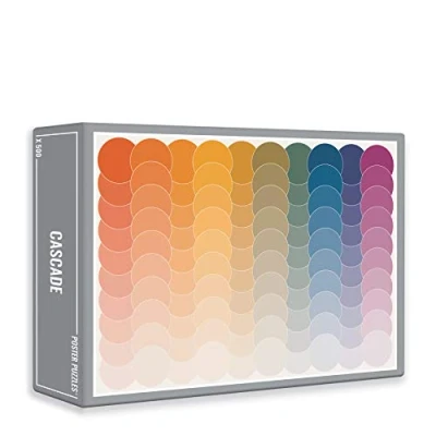 Image de Cascade de Cloudberries Puzzle Gradient 500 Pices Fun et Facile pour Les Adultes avec Un Design d&#039;arc en Ciel Cool (500 Pices)