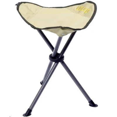 Image de Uquip Darcy XL Tabouret de camping pliable léger en acier 100 kg Sable