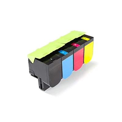 Image de Green2Print Set, 4 Cartouches 4X 1000 Pages pour Lexmark CS310Serie, CS310N, CS310DN, CS310, CS410Serie, CS410N, CS410DN, CS410DTN, CS410, CS510Serie, CS510DE, CS510DTE, CS510