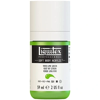 Image de Liquitex Professional Acrylique Soft Body 59ml Vert Vif Citron
