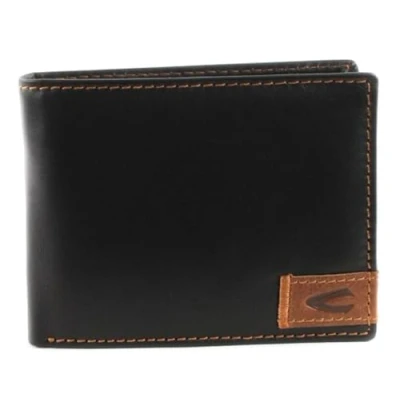 Image de Camel active California Portefeuille en Cuir 12,5 cm Noir 12,5x2x9,5