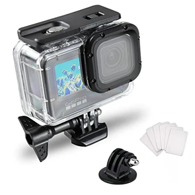 Image de SRUIM Étui étanche pour GoPro Hero 13 12 11 10 9 Accessoires de plongée sous marine 50 m Coque protection caméra d&#039;action Go Pro Hero12 avec support