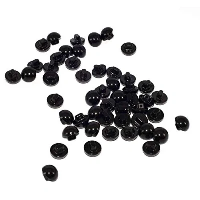 Image de Happium Lot de 50 boutons ronds en forme dôme à coudre Perle 10 mm, jaune, 10mm