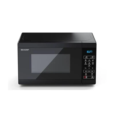 Image de Sharp MS02EB 20 litres Noir Micro ondes 800 W 11 niveaux de puissance Fonction décongélation