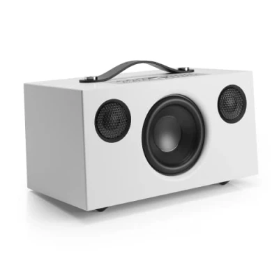 Image de Audio Pro C5 MKII Enceinte Portable Multiroom avec Bluetooth &amp; WiFi Smart Speaker sans Fill Contrôle par Appli pour Air Play, Spotify Connect Blanc