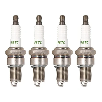 Image de TORCH 4pcs F6TC Bougie d&#039;allumage Remplacer pour NGK BP6ES d&#039;allumage, W6D N9YC W20EP IW20 OEM