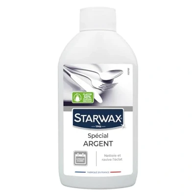 Image de STARWAX Nettoyant Argent 250ml Idéal pour Nettoyer et Faire Briller l&#039;Argenterie