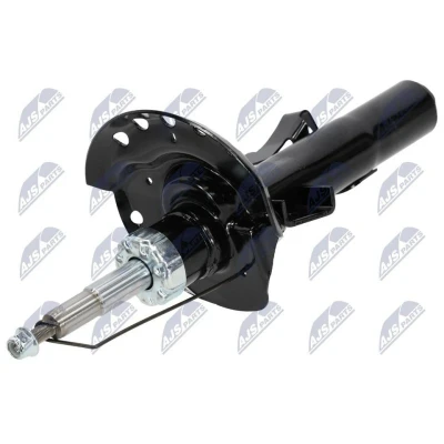 Image de NTY A VV 008 Amortisseur Essieu avant droit Pression de gaz Système bitube Jambe suspension Goujon en haut, Plaque bas VOLVO: V60 I, S60 II