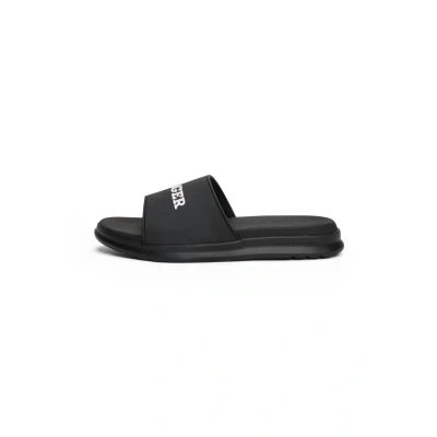 Image de Tommy Hilfiger DUAL Density POOL Slide Sandales de bain, Homme, Taille: 42, Black Matière synthétique