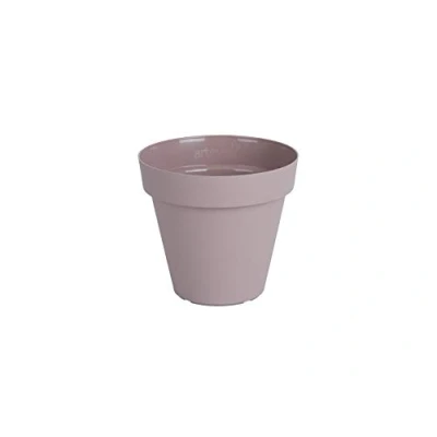 Image de Artevasi Capri Pot, Rond Pot en Plastique, 80cm, Couleur: Taupe