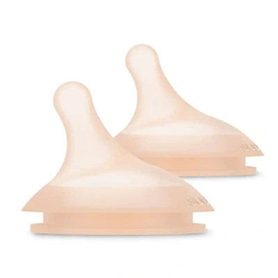 Image de Suavinex Lot de 2 Tetines pour Biberon Anti Colique Zero Zero. Débit Moyen /M