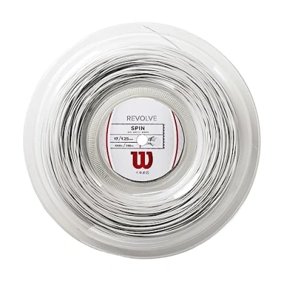 Image de Wilson Cordages de Raquettes, Revolve, Rouleau 2 mètres, Blanc, 1,25 mm, Unisexe, WRZ906600