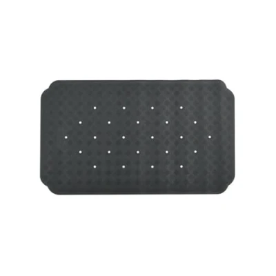 Image de Spirella Tapis Fond de Baignoire Caoutchouc Ruby 70x40cm Gris Foncé