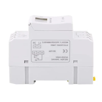 Image de Minuterie numérique, affichage LCD 1pc Interrupteur horaire programmable hebdomadaire à relais 16on on 16off Timer, installation sur rail DIN(AC220V)