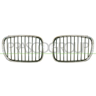 Image de BLIC 6502 07 00659913P Calandre avant gauche chrome, noir BMW: 5 Berline, Touring