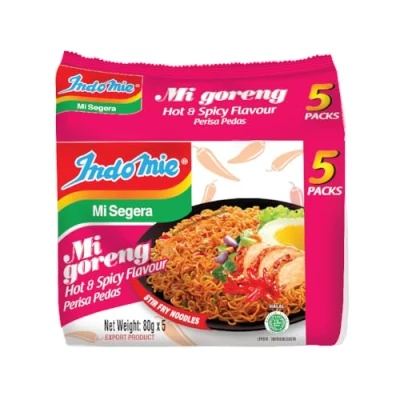 Image de Indomie Chaud Et Épicé de Nouilles Instantanées 400gm