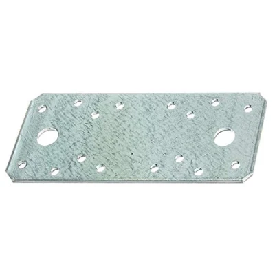 Image de Alberts 846336 Platine d&#039;assemblage galvanisée Sendzimir 133 x 55 mm kit de 50