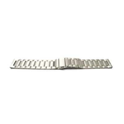 Image de System S Bracelet 22 mm en titane avec boucle déployante pour montre connectée gris, Gris métallisé, Eine Grösse