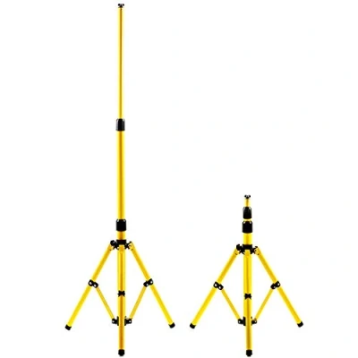 Image de Lospitch trépied télescopique pour projecteur de chantier, réglable en hauteur, projecteurs Jaune