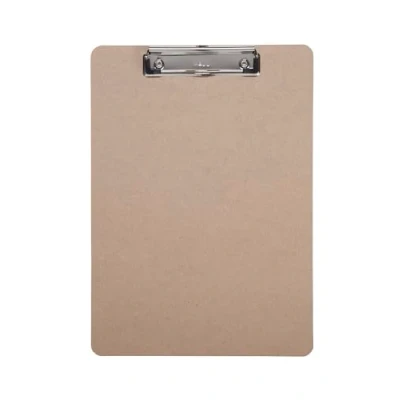 Image de MAUL Porte bloc A4 MAULbasic en Bois au format vertical Clipboard stable à suspendre Pince moderne Pour ranger du papier le bureau, la cuisine et l&#039;atelier
