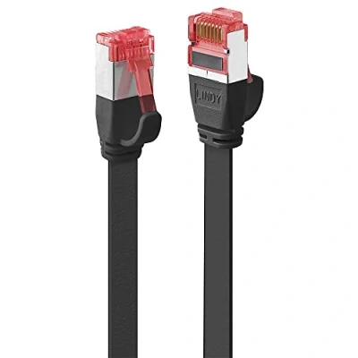 Image de Lindy RJ45 Cat.6 U/FTP 5m câble de réseau Noir Cat6 (STP) Neuf