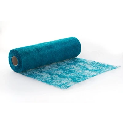 Image de Protinam Chemin de Table, Fibres synthétiques, Turquoise (6550), 25 m