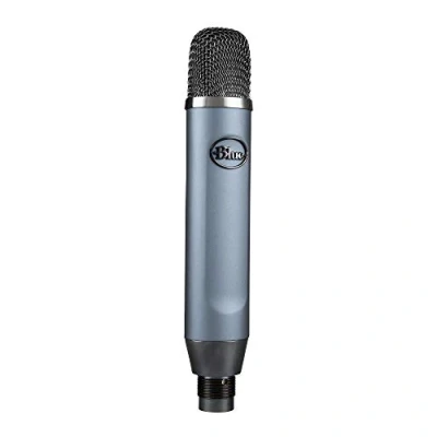 Image de Blue Microphones Ember, Micro XLR Électrostatique pour l’Enregistrement, le Podcasting et Streaming, Gaming, Capsule Cardioïde Support de Montage sur Pied Noir