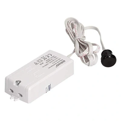 Image de ORNO CR 213 Interrupteur Detecteur de Mouvement Encastrable Bipolaire sans Contact Max 800W 230V Distance Détection 5 6 cm