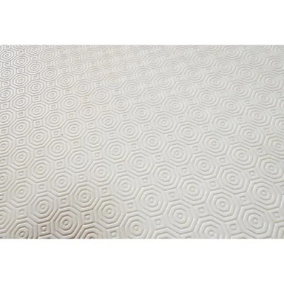 Image de Soleil d&#039;ocre, sous Nappe uni Rectangle, PVC, Blanc, 140x240 cm