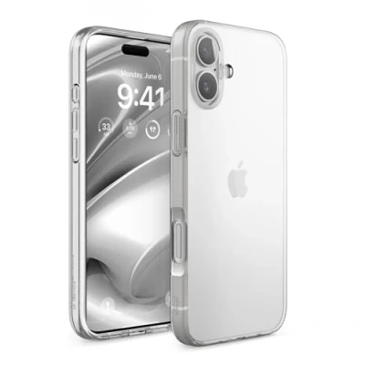 Image de elago Coque Transparente Hybride Compatible avec iPhone 16 Plus Étui 6,7&quot; Technologie PC + TPU, Pare Chocs Antichoc, Protection de Caméra Élevée, Durable Résistant Aux Rayures