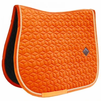 Image de Kentucky Tapis de Selle Velvet Saut Orange Cob